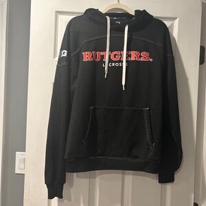 Rutgers Lacrosse Black Hoodie